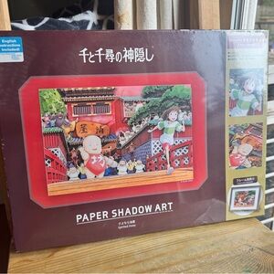 Spirited Away Paper Shadow Art, Studio Ghibli
